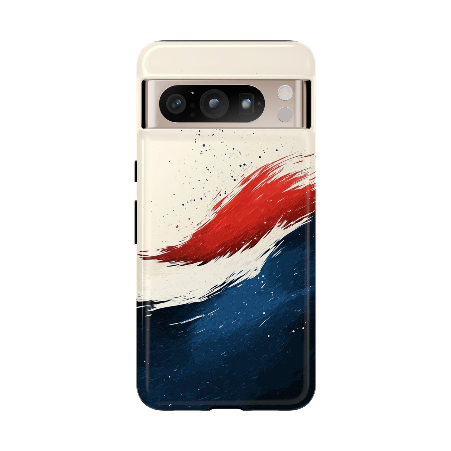 Crimson Tide – Artistic Brushstroke Abstract Case for iPhone, Google Pixel, Samsung