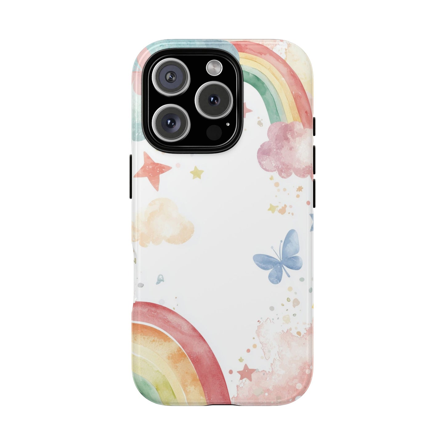 Dreamy Skies & Rainbows Watercolor Phone Case for iPhone, google Pixel & Samsung