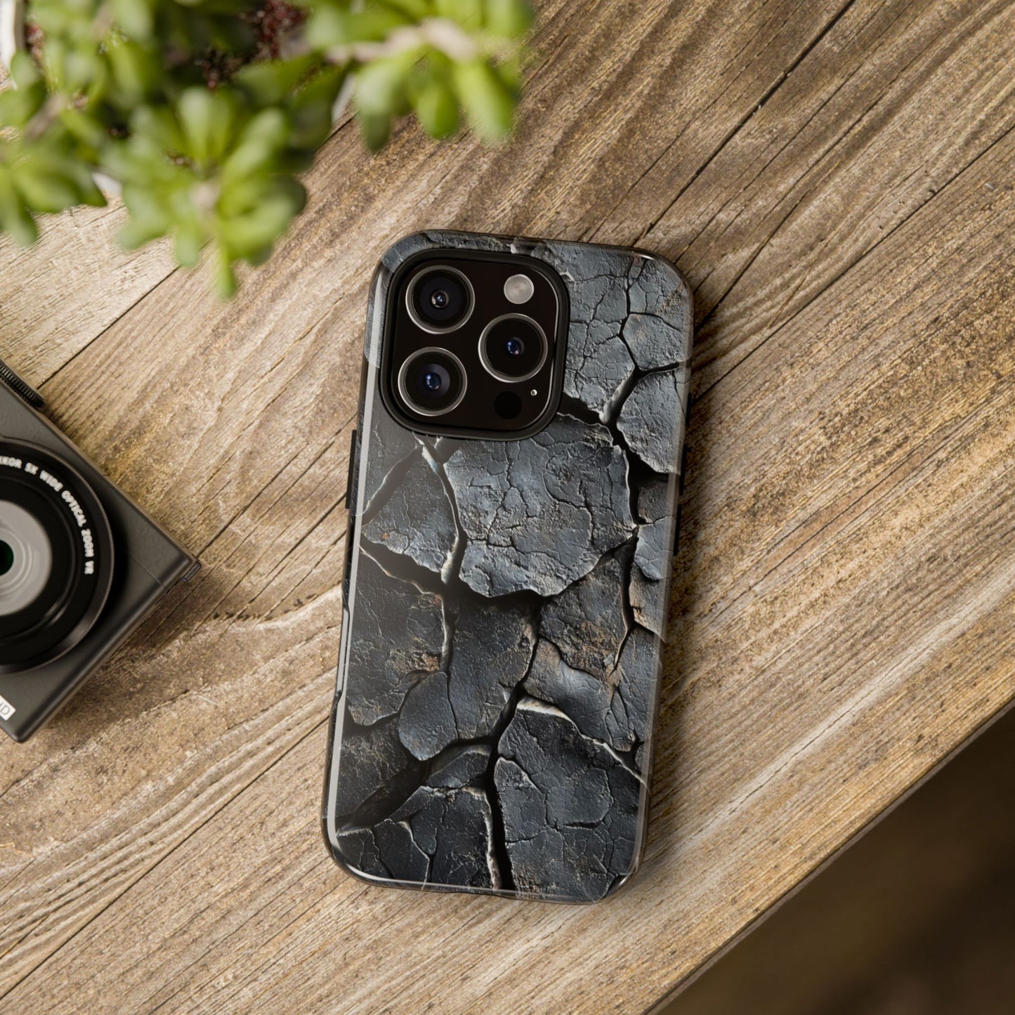 Rhino Armor Cracked Skin Phone Case for iPhone, Samsung & Google Pixel