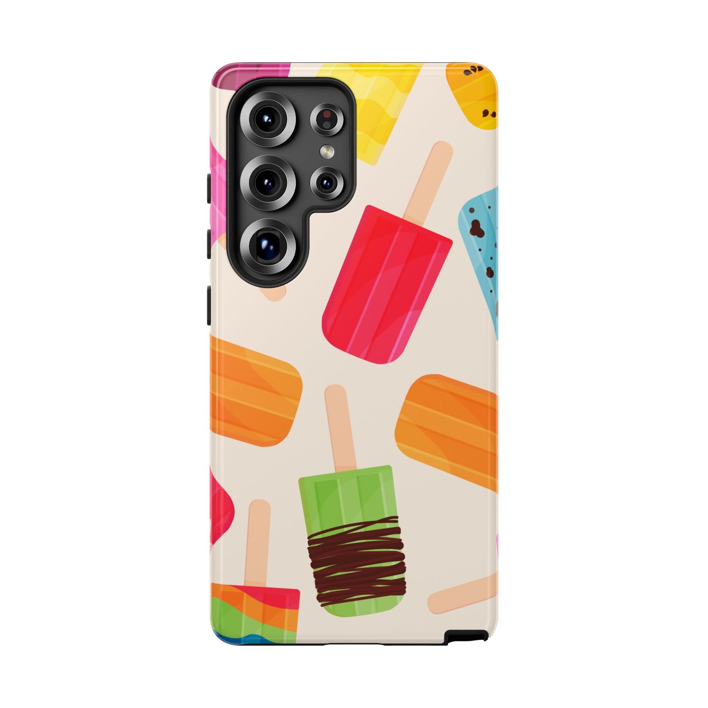 Colorful Popsicle Pattern Phone Case for iPhone, Google Pixel, Samsung