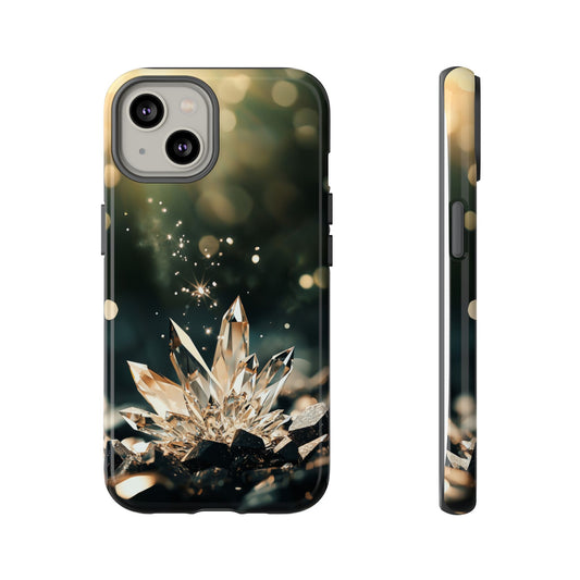 Crystal Stone Sparkle Phone Case – iPhone, Google Pixel, Samsung