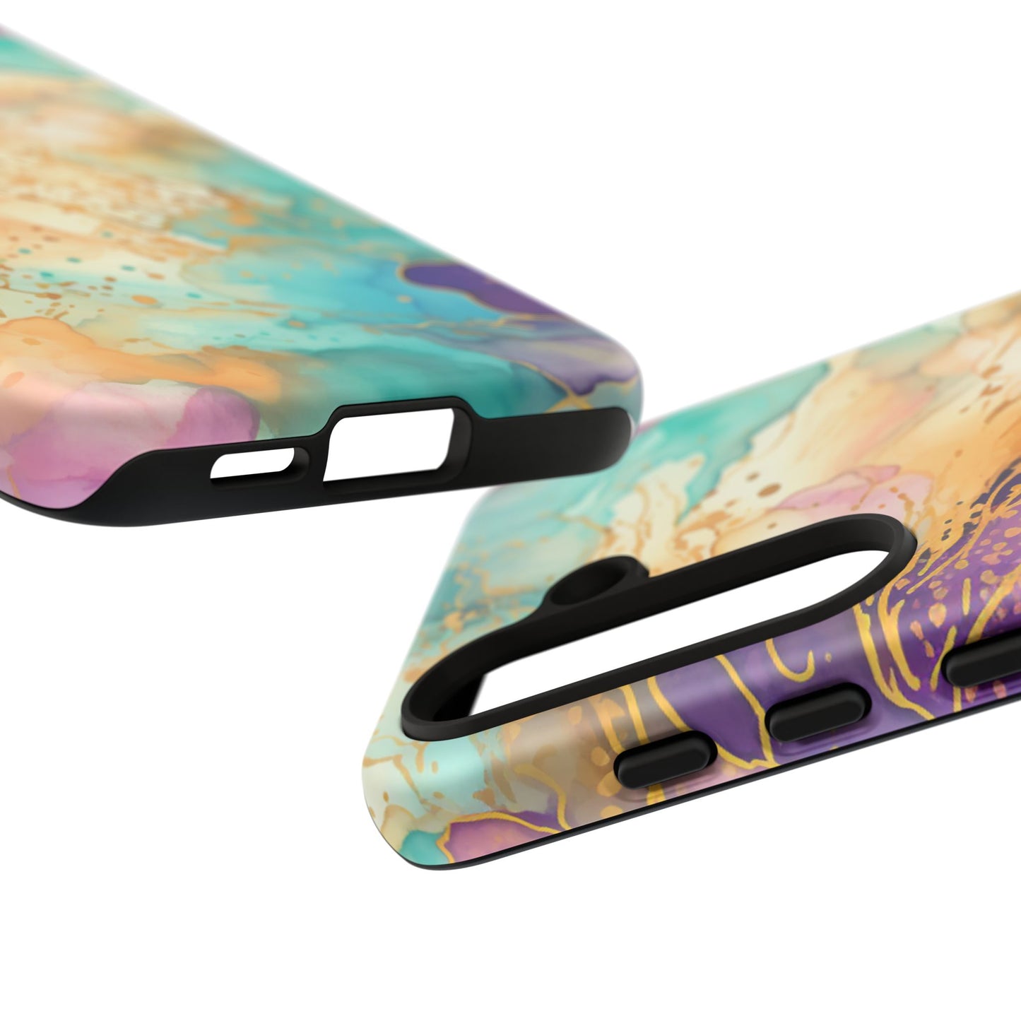 Golden Aura Abstract Watercolor Mobile Case