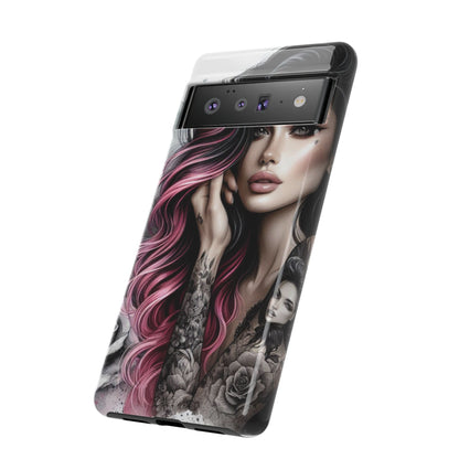 Tattooed Elegance – Gothic Art Mobile Cover
