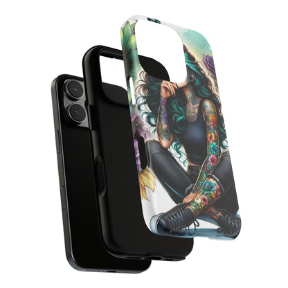 Urban Wildflower – Edgy Tattooed Beauty Mobile Cover