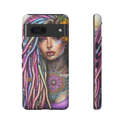 Boho Mandala Goddess – Ethereal Tattoo Art Mobile Cover