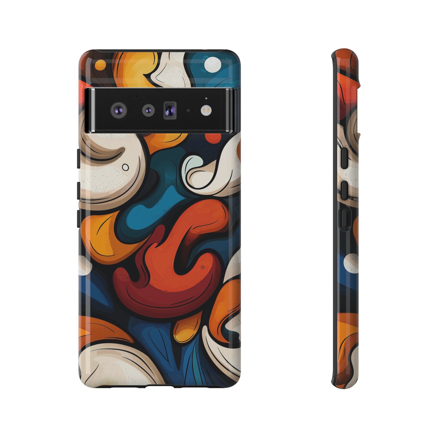 Molten Motion – Bold Abstract Swirl Phone Case for iPhone, Google Pixel, Samsung