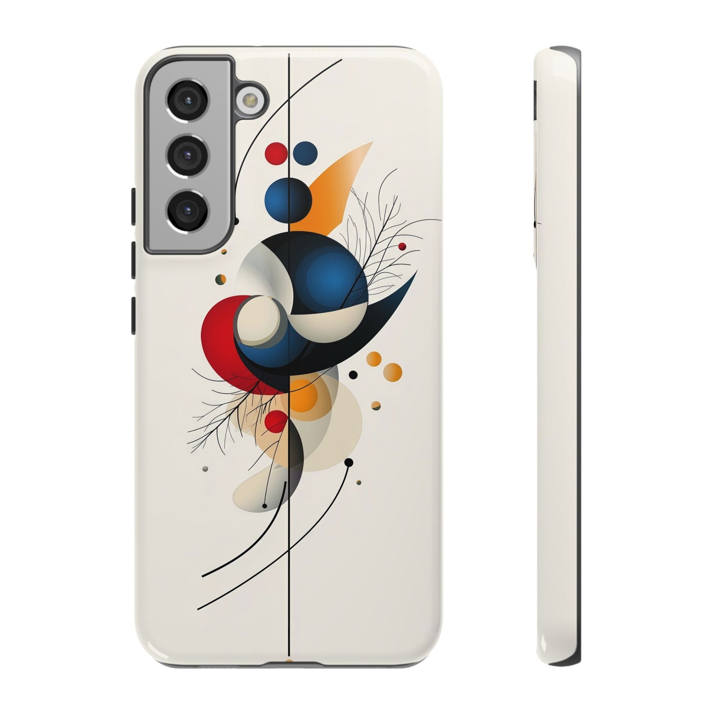 Celestial Balance – Abstract Geometric Phone Case for iPhone, Samsung & Pixel