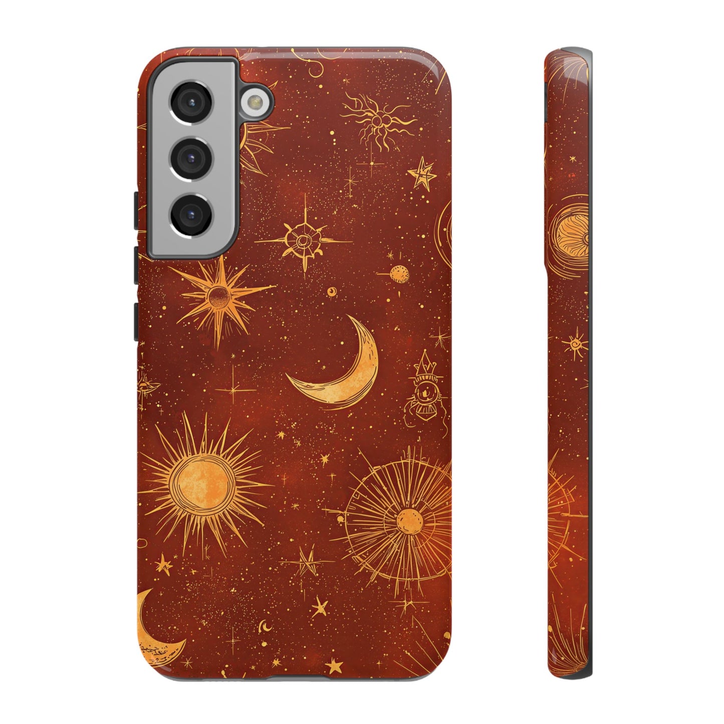 Terracotta Celestial Dreams Boho Phone Case for iPhone, Pixel & Samsung