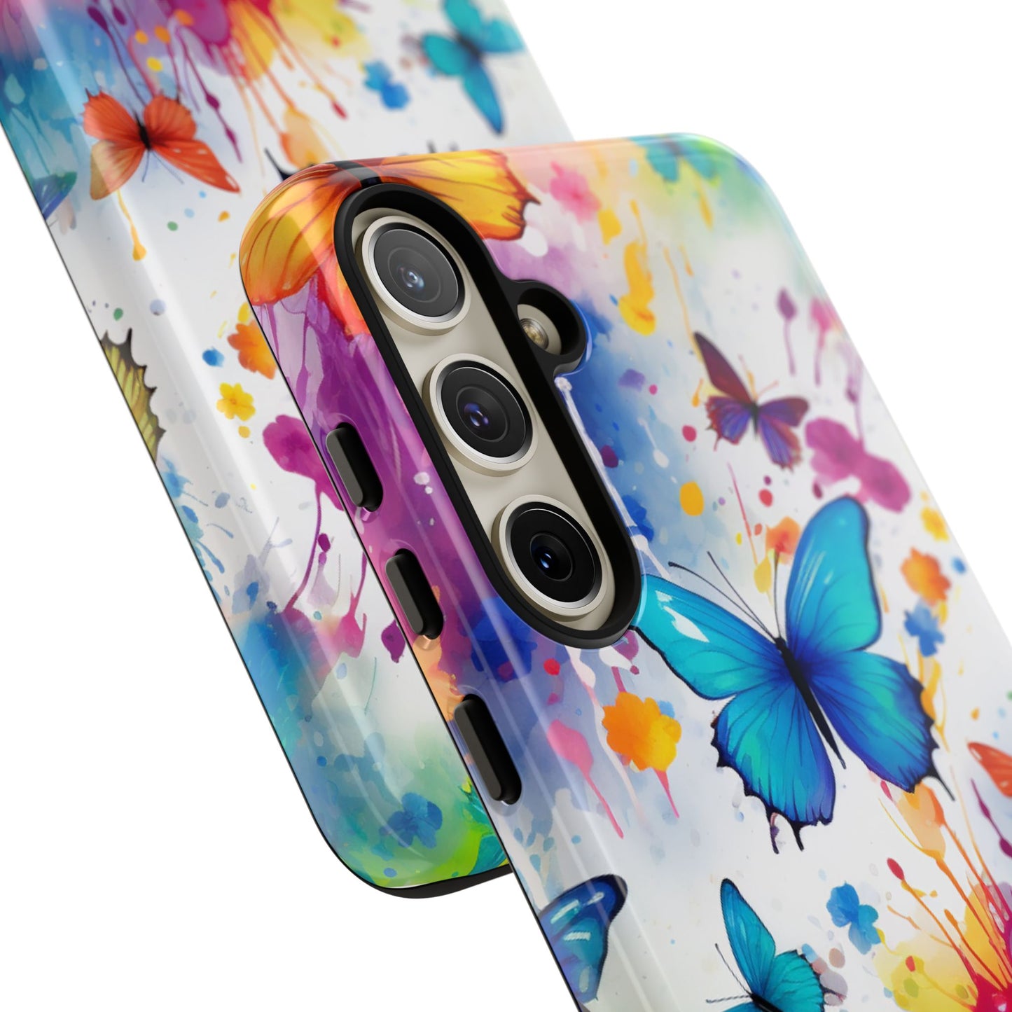 Vibrant Watercolor Butterfly Mobile Case