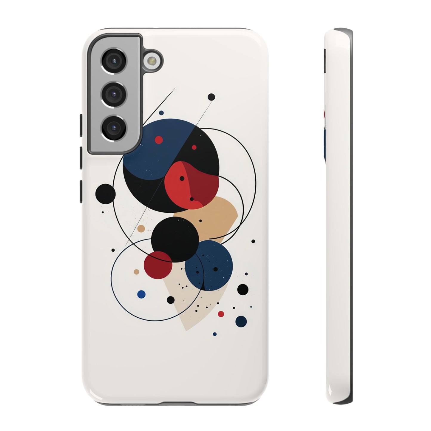 Celestial Flow – Abstract Minimal Art Phone Case for iPhone, Samsung & Pixel
