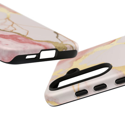 Beautiful Pink Minimal Marble Case Design