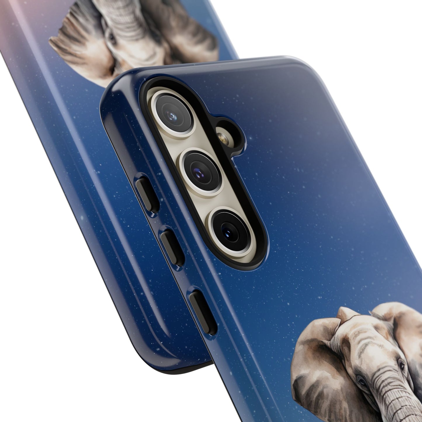 Celestial Elephant Mobile Cover – Dreamy Night Sky Aesthetic