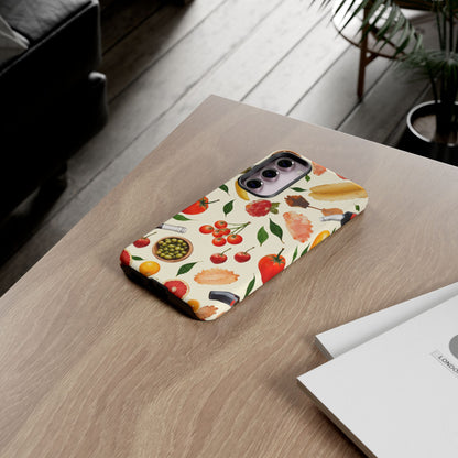 Fresh Fruits & Veggies Pattern Phone Case