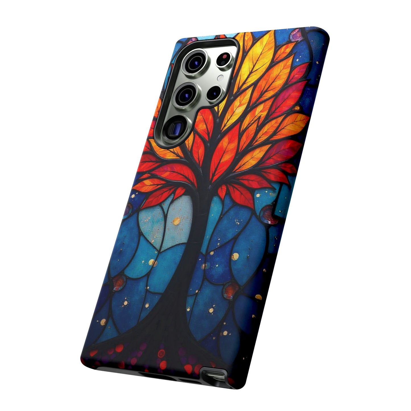 Stained Glass Tree: A Burst of Vibrant Elegance