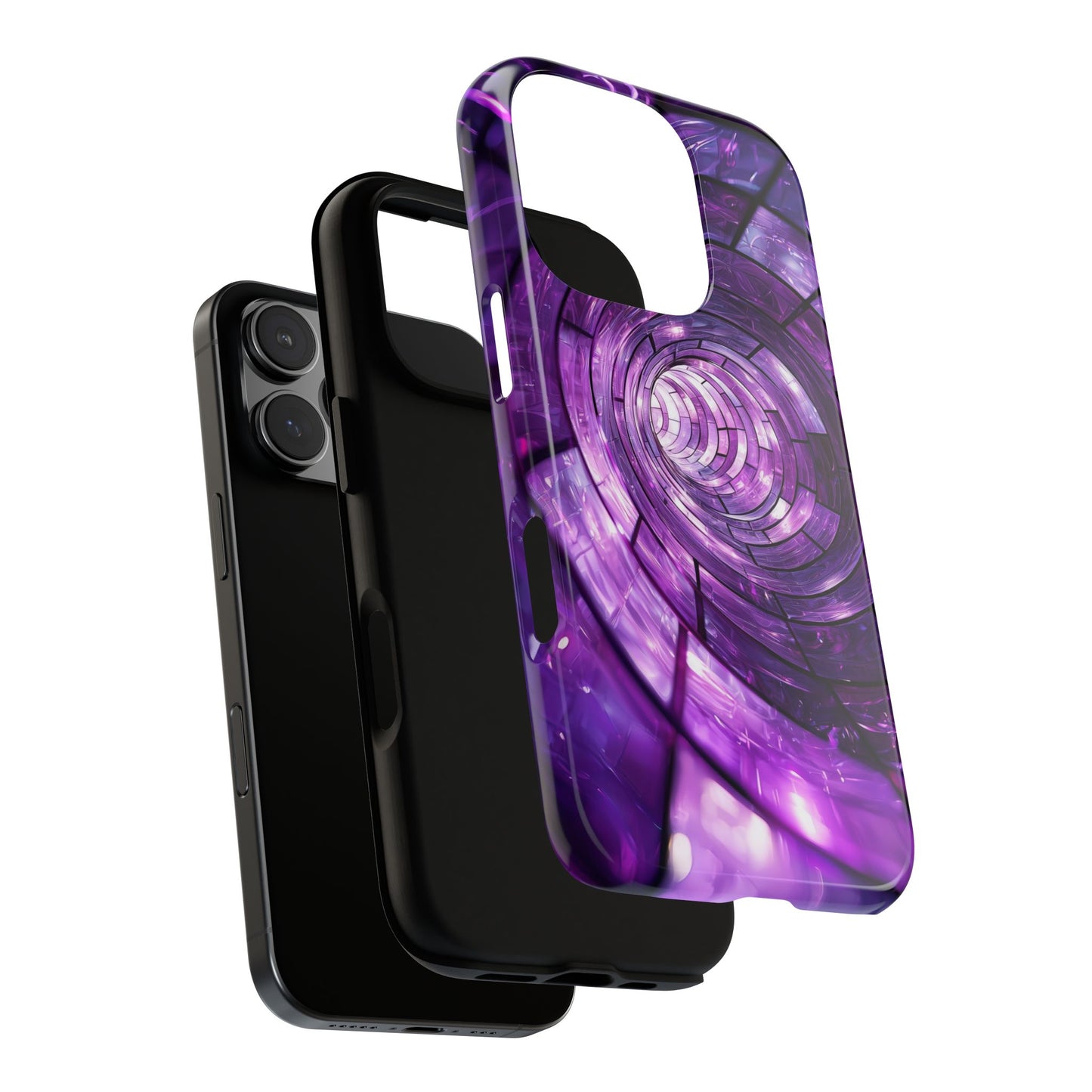 Hypnotic Spiral Optical Illusion Phone Case for iPhone, Samsung & Pixel
