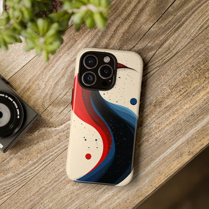 Galactic Drift – Cosmic Wave Abstract Phone Case for iPhone, Samsung & Pixel