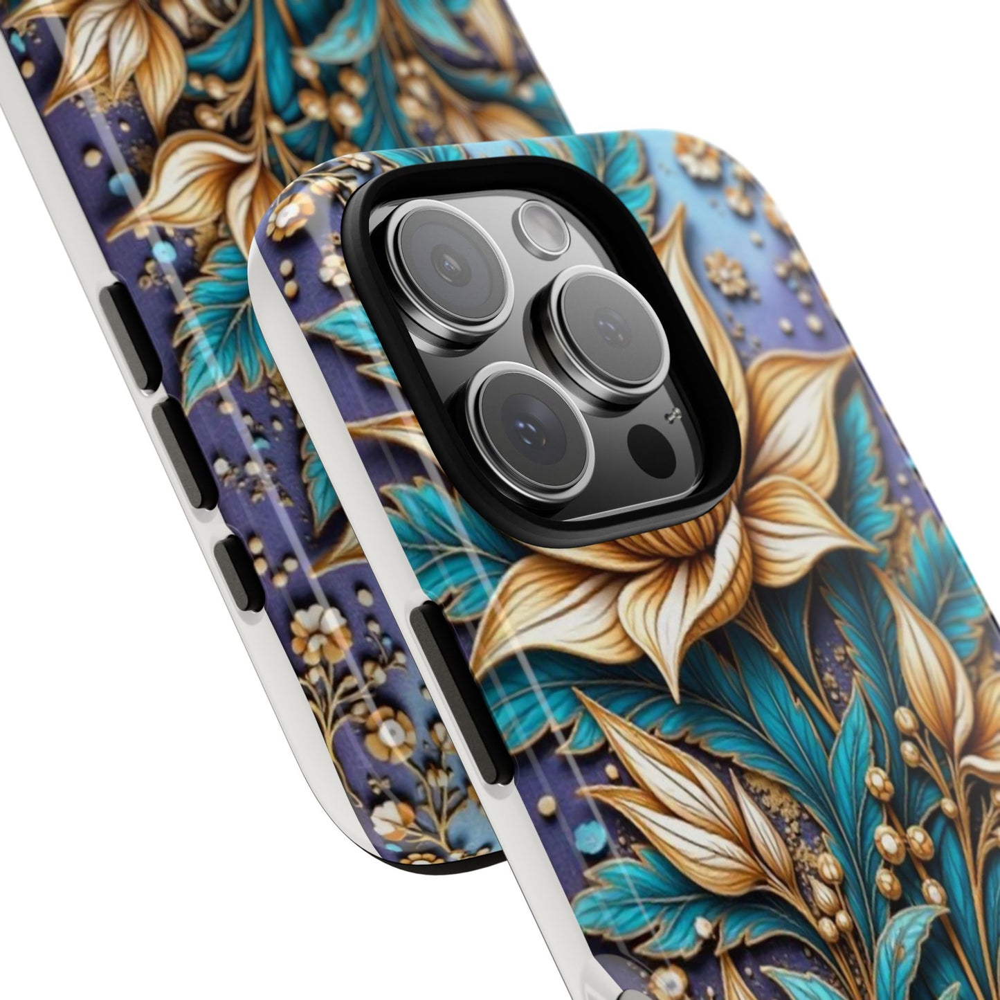 Golden Chrysanthemum: Floral Stained Glass Masterpiece