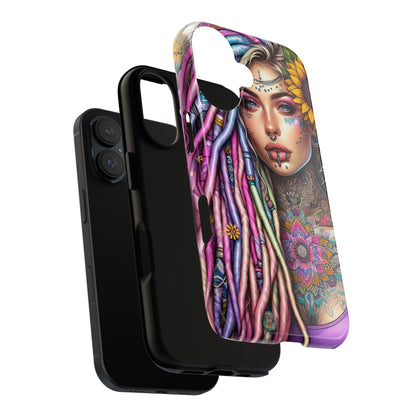 Boho Mandala Goddess – Ethereal Tattoo Art Mobile Cover