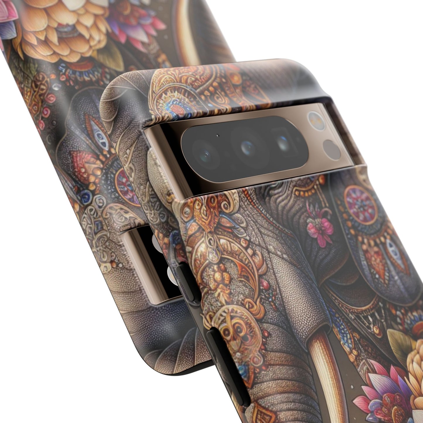 Royal Ornate Elephant Mobile Cover – Luxurious Bohemian Art