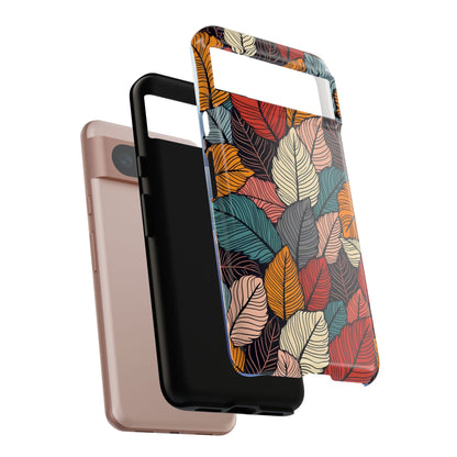 Colorful Abstract Leaves Pattern Design