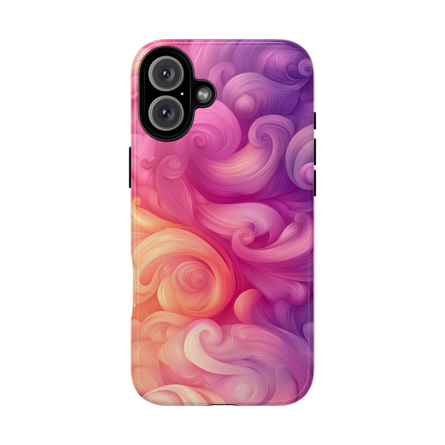 Cotton Candy Swirl Watercolor Phone Case for iPhone, google Pixel & Samsung