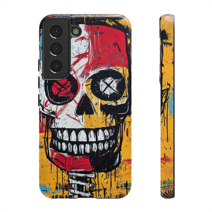 Basquiat Phone Case – Bold Urban Art Design - iPhone, Samsung & Google Pixel Cover - Artistic Painting Case,  Art Lover Gift