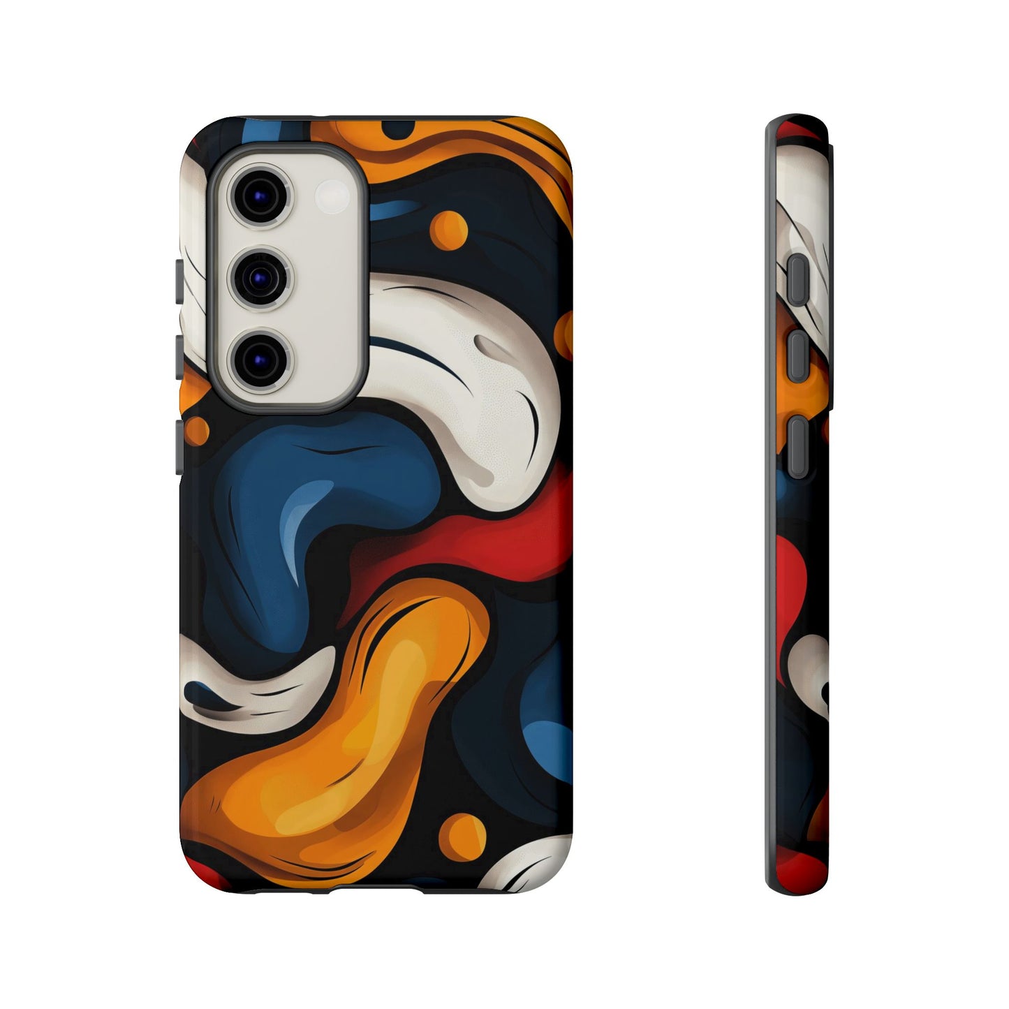 Liquid Pop Abstract Case – Bold Swirl Design for iPhone, Google Pixel & Samsung