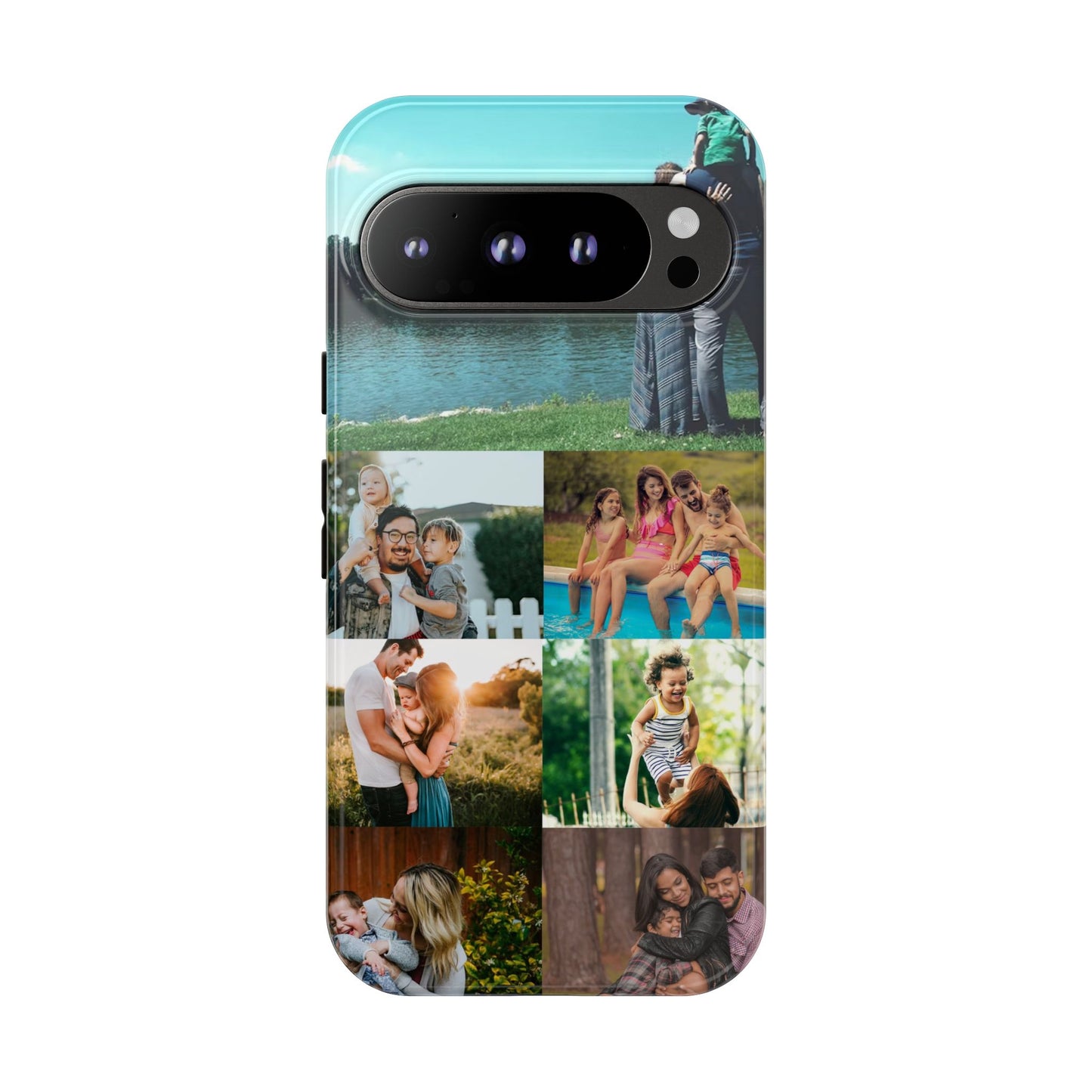 Personalised Custom Photo Collage Phone Case – Add Your Images/Loving Memory – Unique Gift for iPhone, Samsung  & Google Pixel – Protective & Stylish Cover, Couples Gift