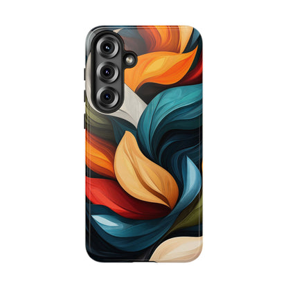 Floral Flow Abstract Phone Case – Nature-Inspired Design for iPhone, Google Pixel & Samsung