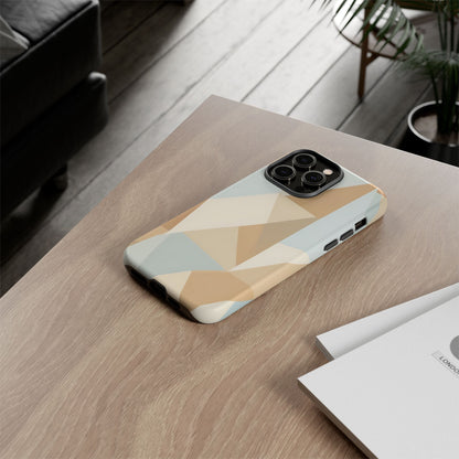 Neutral Geometrical Triangular Abstract Pattern
