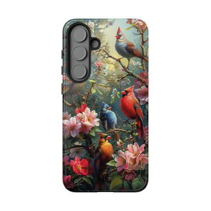 Floral Birds Phone Case – Cute & Protective Cover for iPhone, Samsung & Google Pixel