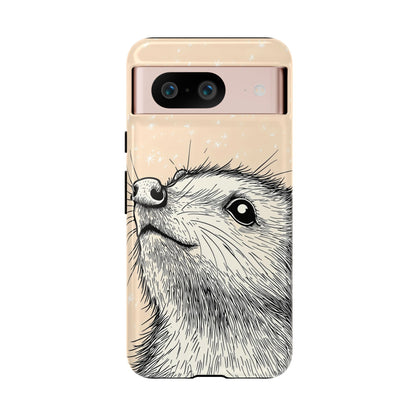 Starlit Wonder: Curious Critter in the Cosmos Phone Case for iPhone, Samsung & Pixel