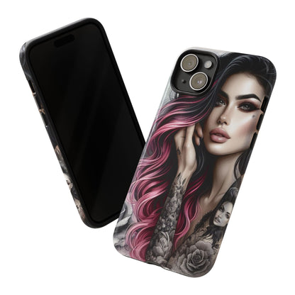 Tattooed Elegance – Gothic Art Mobile Cover