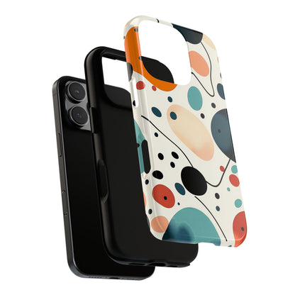 Retro Pop Pebbles – Abstract Vibe Phone Case for iPhone, Samsung & Pixel