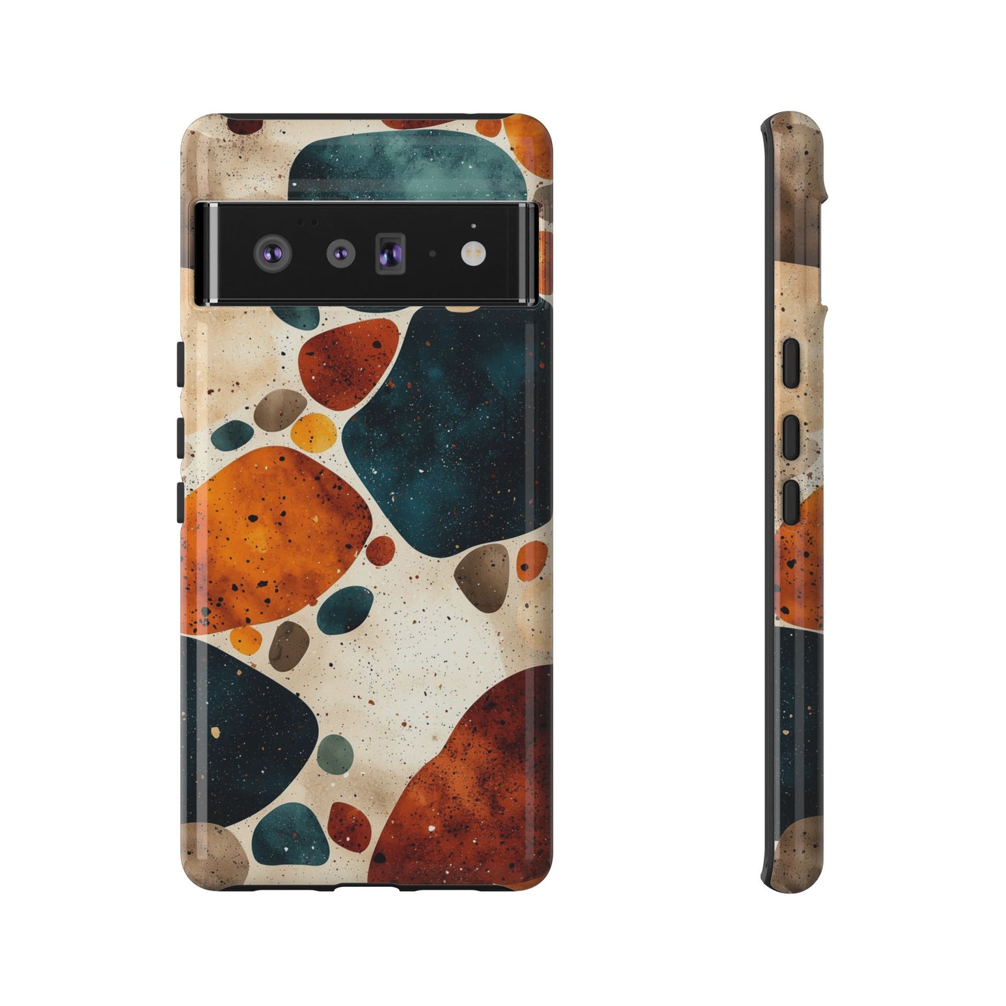 Earthy Terrazzo Stone Phone Case for iPhone, google Pixel & Samsung