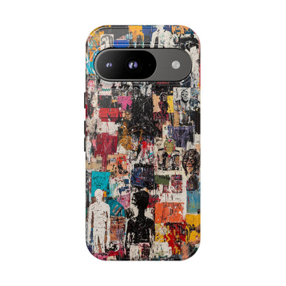 Graffiti Phone Case – Basquiat Street Art Design - iPhone, Samsung & Google Pixel Cover - Artistic Painting Case,  Art Lover Gift