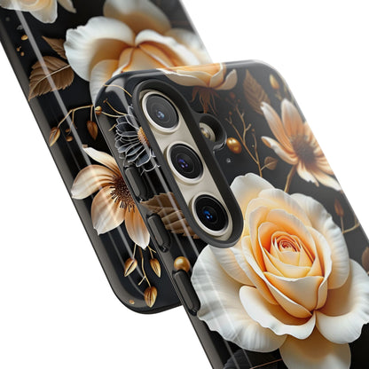 Elegant 3D Floral Design, Botanical Phone Case design for Iphone.