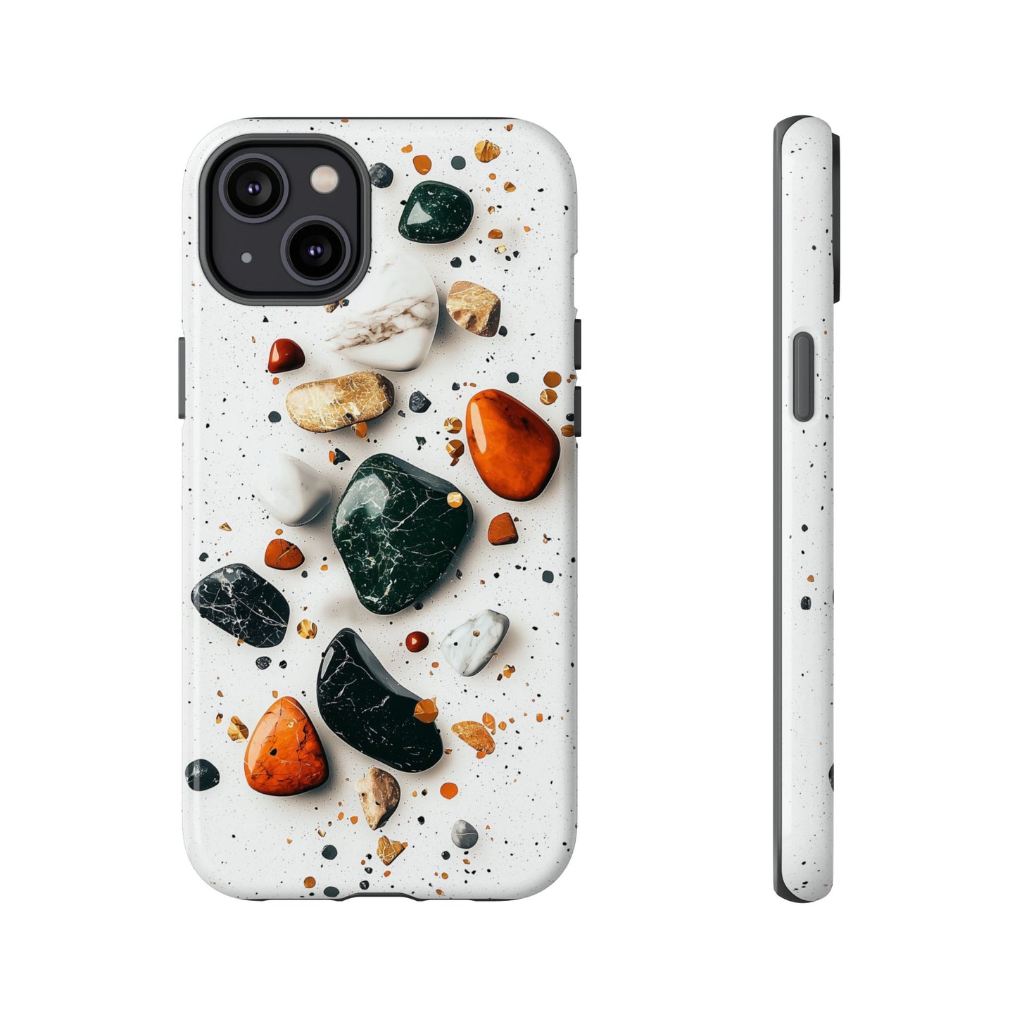 Marble Mosaic Charm – Terrazzo Stone Phone Case for iPhone, google Pixel & Samsung