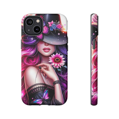 Celestial Charm – Cosmic Cowgirl & Butterfly Magic Mobile Cover