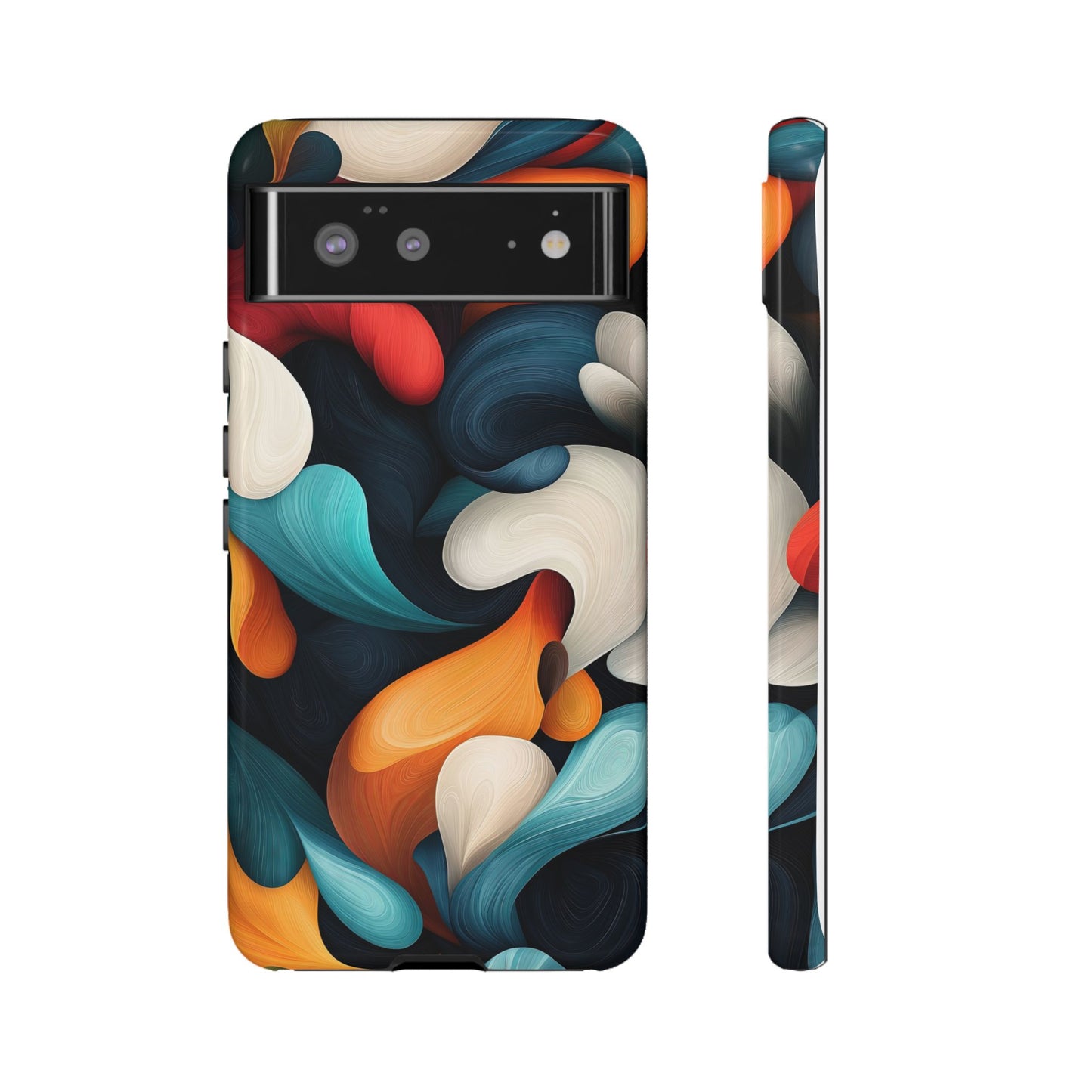 Swirl Spectrum – Vibrant Abstract Phone Case for iPhone, Samsung & Pixel