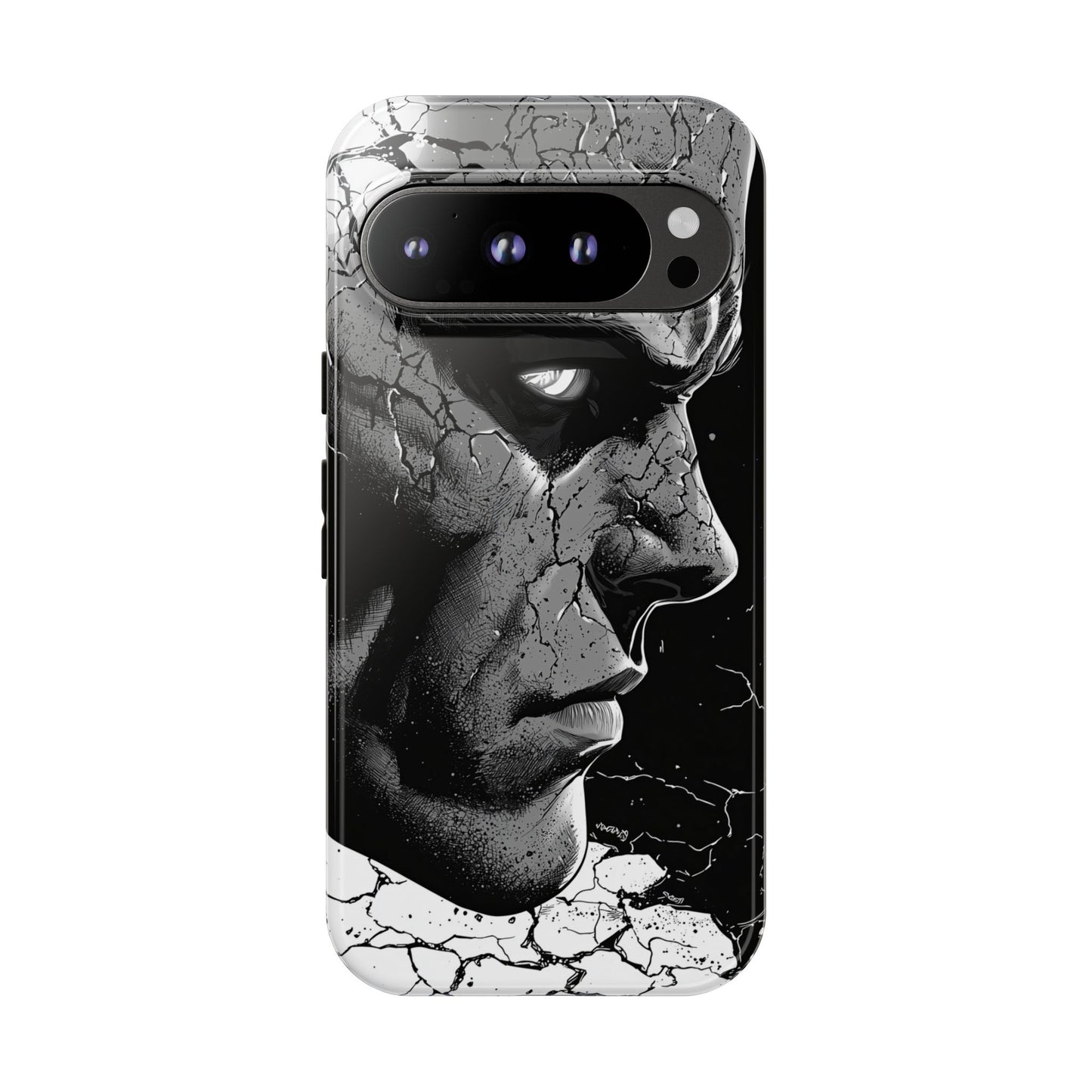 Shattered Reflections of a Symbiotic Soul: The Rise of a Dark Anti-Hero Phone Case for iPhone, Samsung & Pixel