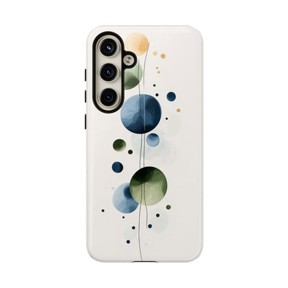 Orbit Bloom – Abstract Bubble Art Phone Case for iPhone, Samsung & Pixel