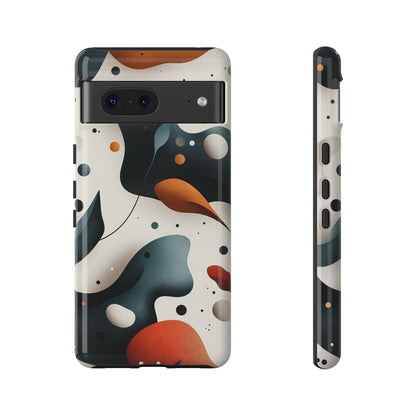 Midnight Bloom – Organic Abstract Phone Case for iPhone, Samsung & Pixel