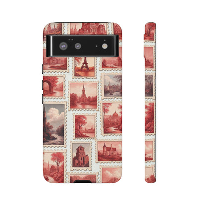 Vintage Postcard Stamps Phone Case
