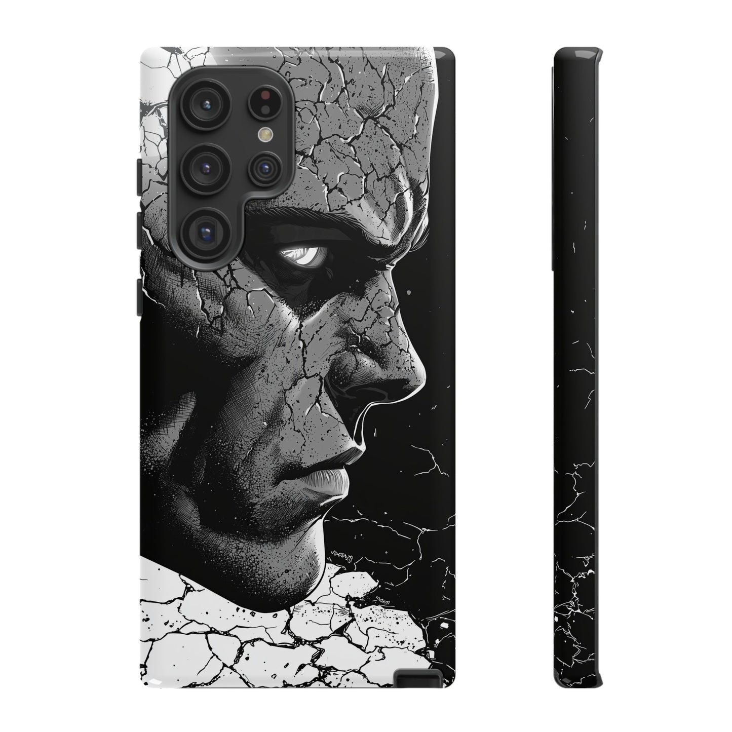 Shattered Reflections of a Symbiotic Soul: The Rise of a Dark Anti-Hero Phone Case for iPhone, Samsung & Pixel