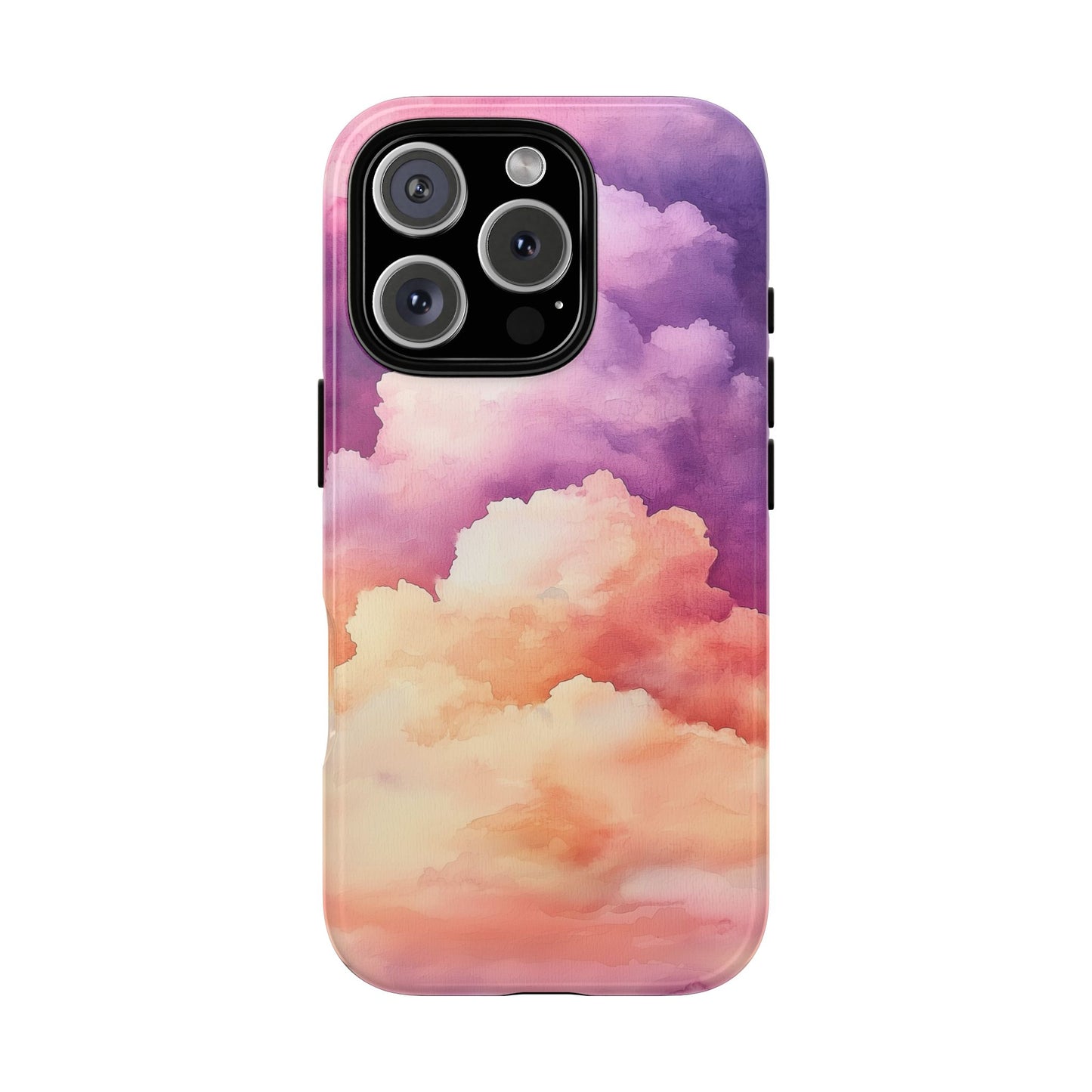 Cotton Candy Skies Watercolor Phone Case for iPhone, google Pixel & Samsung