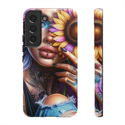 Sunflower Soul – Vibrant Ink & Cosmic Beauty Mobile Cover