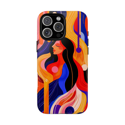 Muse in Motion – Abstract Goddess Phone Case for iPhone, Samsung & Pixel