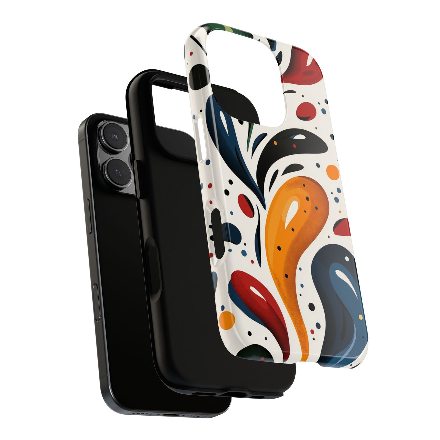 Fluid Pop Abstract Phone Case – Space-Inspired Art for iPhone, Samsung & Pixel