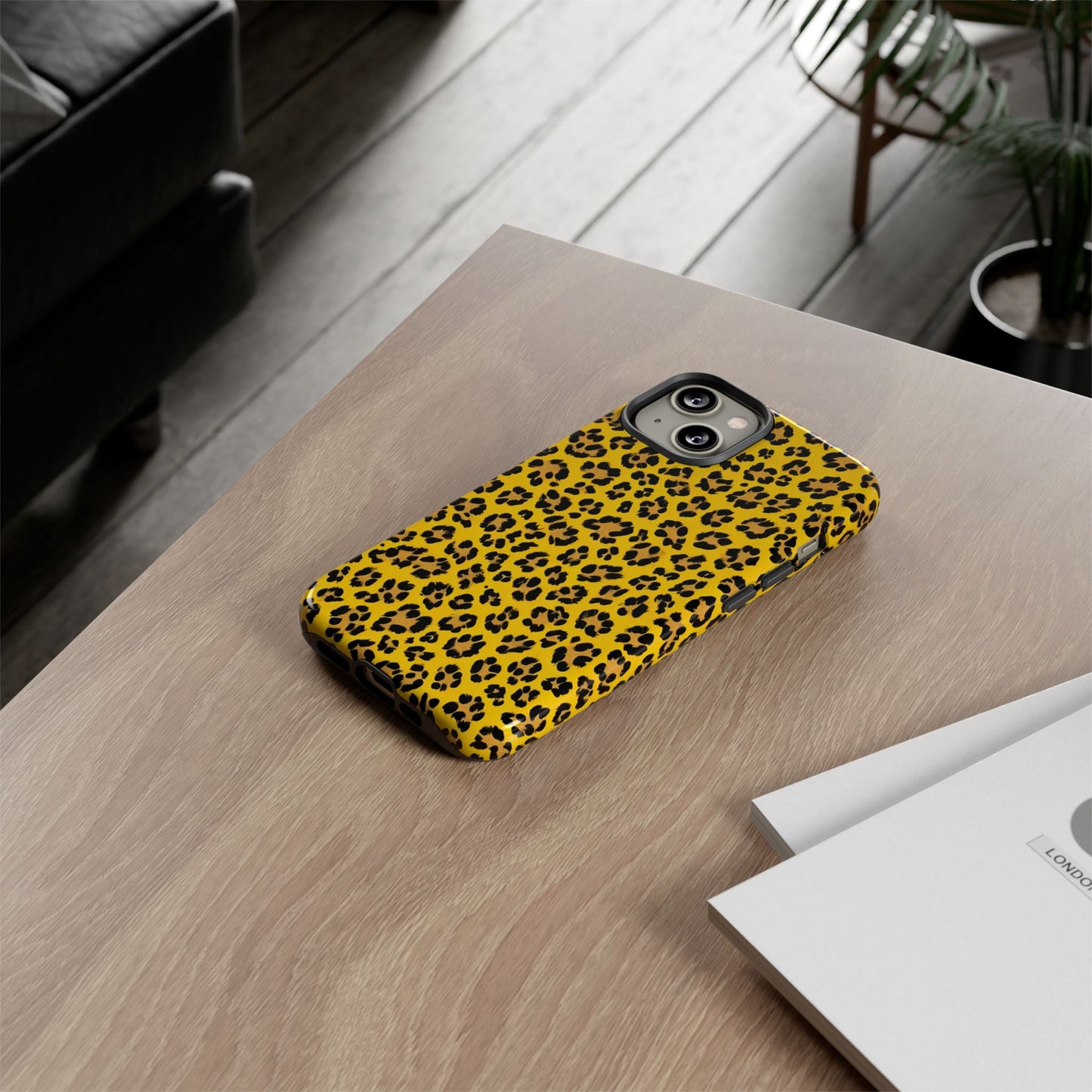 Leopard Texture Printed Back Cover Case phone